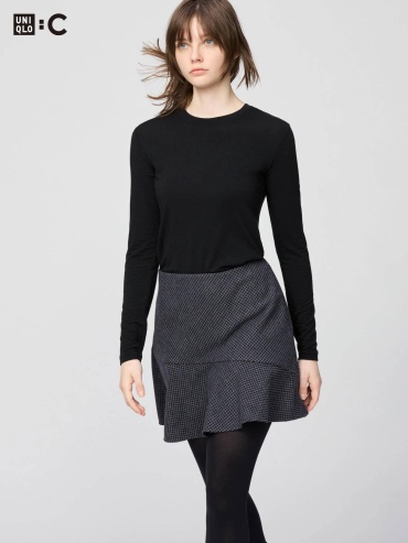 Лонгслив Uniqlo черный