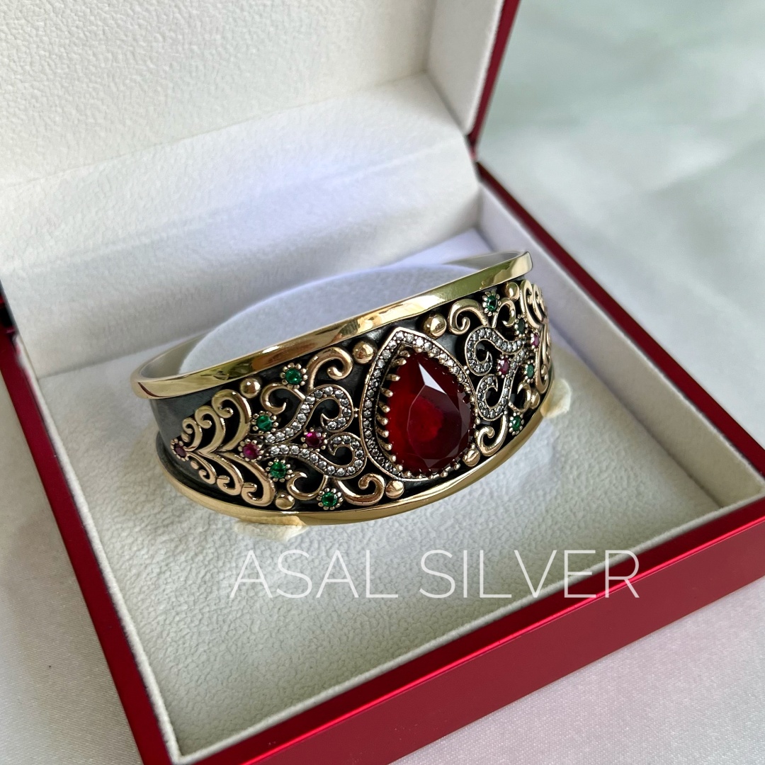 ASAL SILVER 6838ds1 длина 20 см, вес 36 г серебро, плетение обод