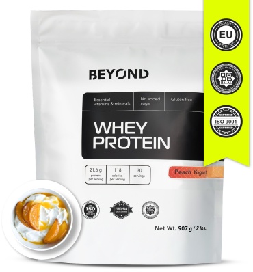 Протеин BEYOND Whey Protein йогурт, персик 900 г
