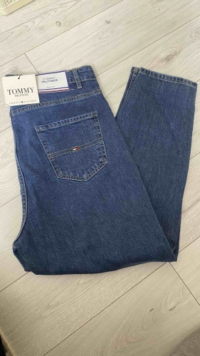 Джинсы прямые синий