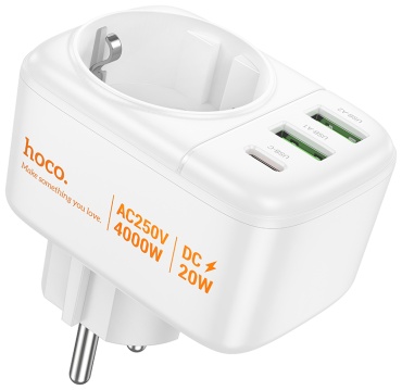 Hoco AC26 USB Type-C, USB белый
