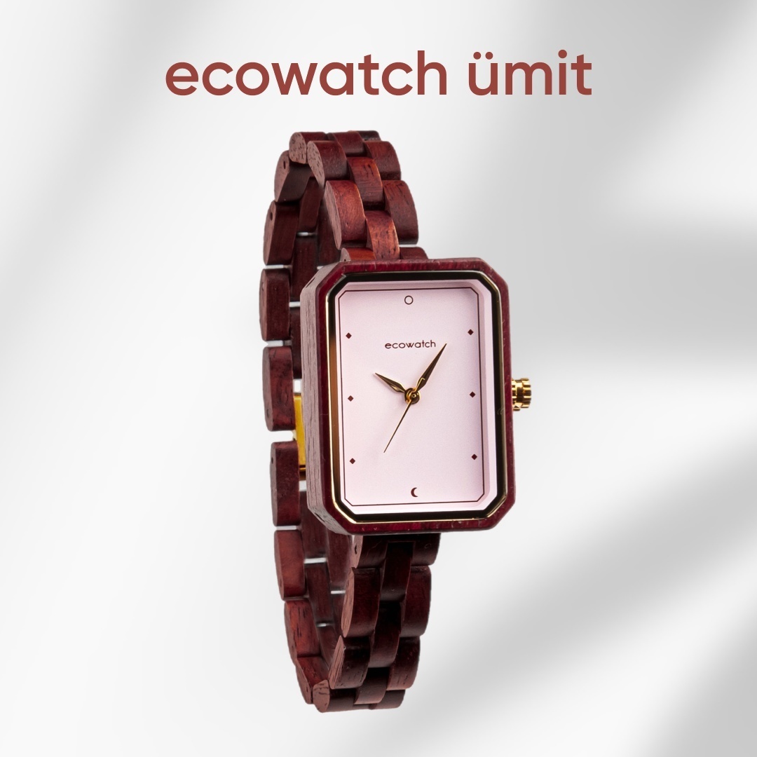 Кварцевые ecowatch ümit red дерево
