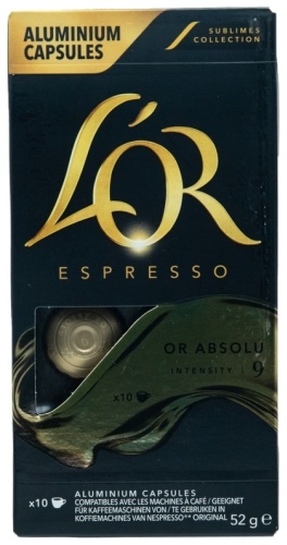 Капсулы кофе L'or Espresso Or Absolu 10 шт