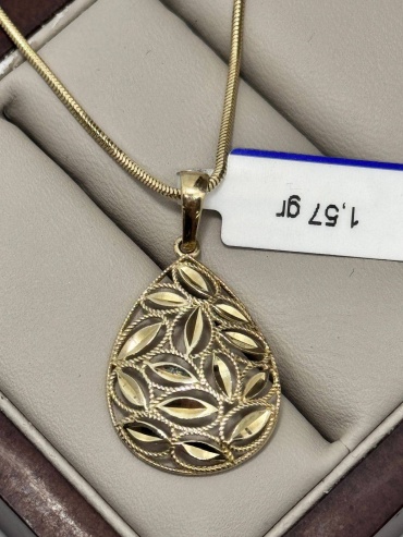 Подвеска DARI GOLD 2662 вес 1.57 г золото, без вставок