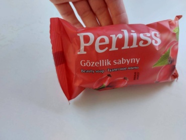 Кусковое мыло туалетное Туалетное мыло Perliss барбарис 1 шт