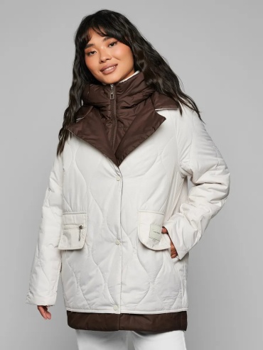 Демисезонная куртка YIGAYI collection белый