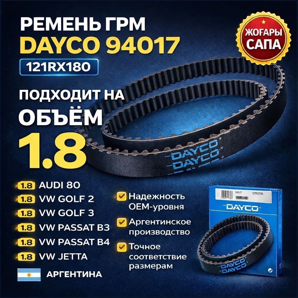 DAYCO ремень ГРМ 94017
