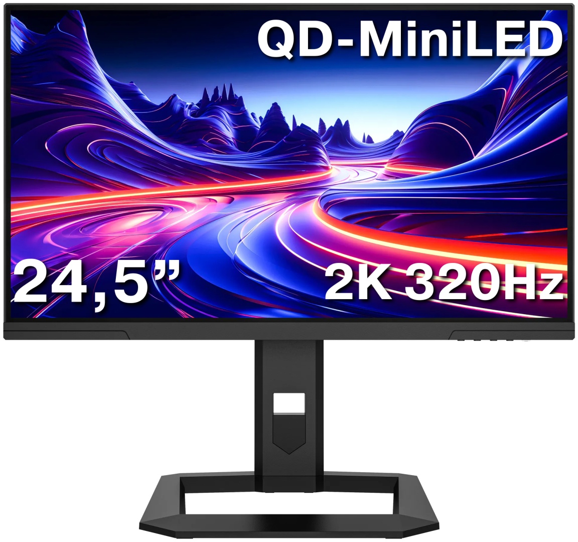 Монитор 24.5" TITAN ARMY P245MS+ черный