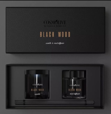 COSMOLIVE Wood Candle & Reed Diffuser женский набор