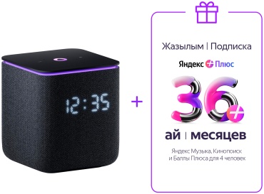 Яндекс Станция Миди черный + подарок