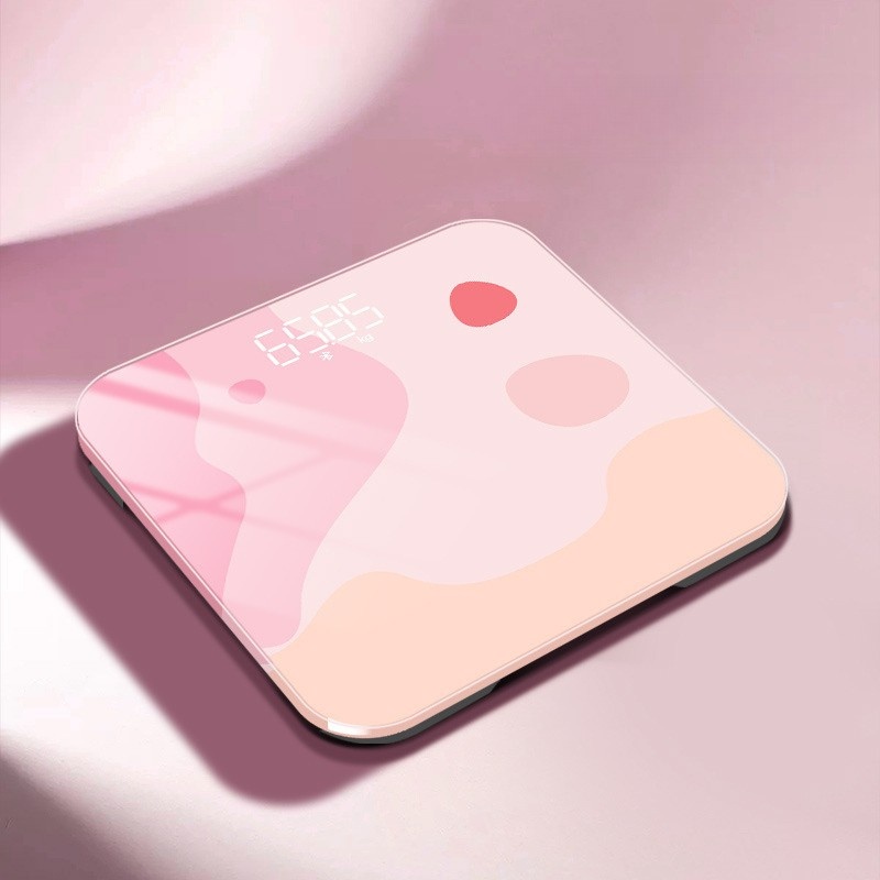 Напольные весы электронные DAVOS_scales_pink до 180 кг