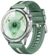 Смарт-часы Huawei WATCH GT 6 46 мм серебристый-зеленый