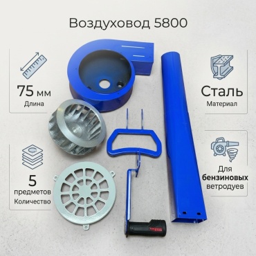 Воздуховод 5800 200x200 мм