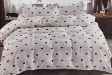 Комплект HOME CREATIVE Lux 2-спальный муслин, 2 наволочки: 50x70 см