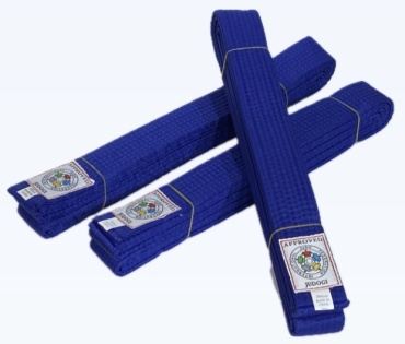 Пояс для дзюдо IJF ПДС 1 синий