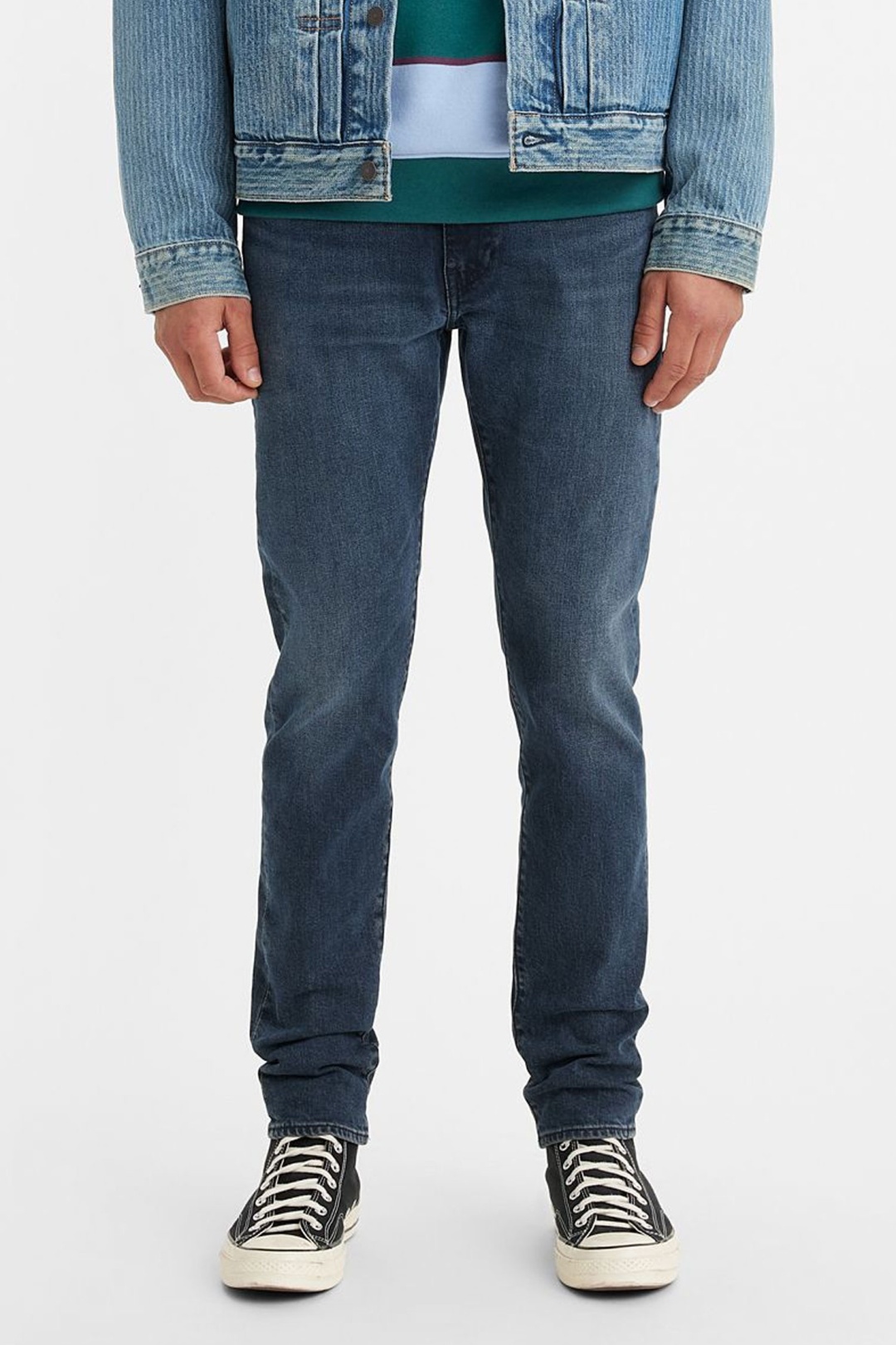 Джинсы зауженные Levis синий
