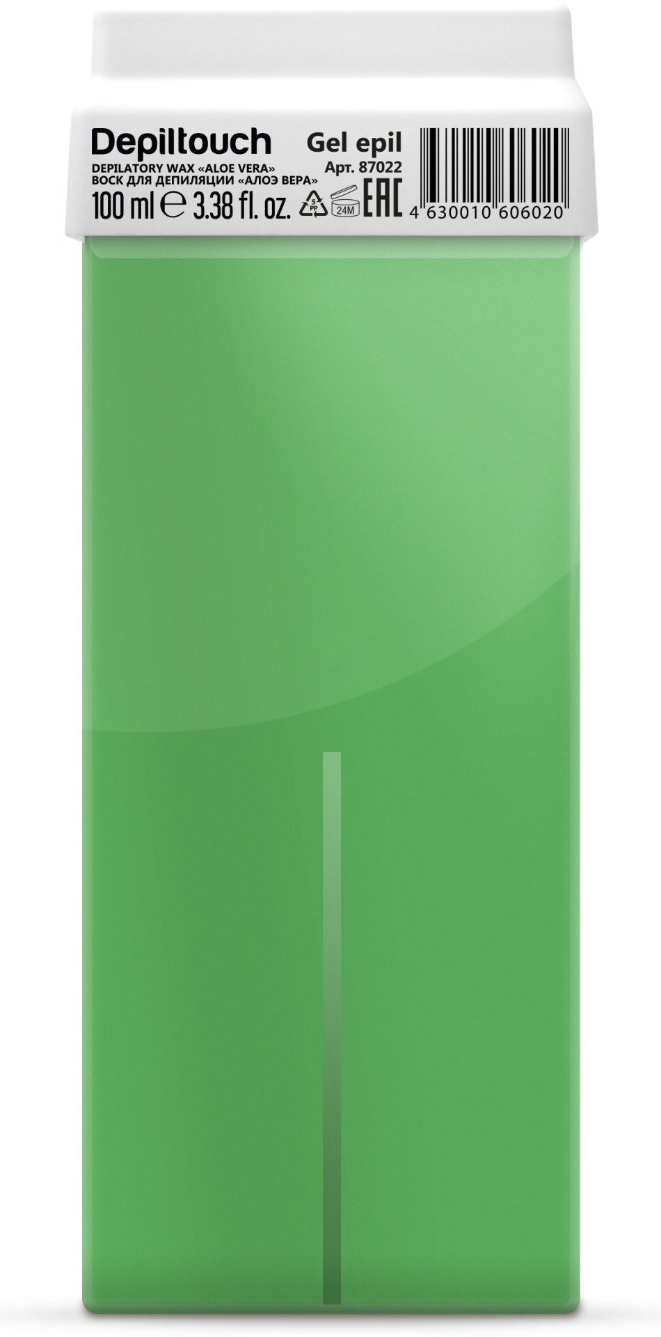 Воск гелевый Depiltouch Aloe Vera плотность мягкая в картридже 100 мл