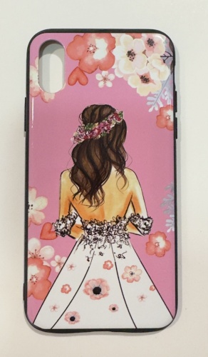 Чехол для Apple iPhone X, iPhone Xs розовый