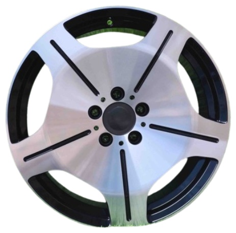 RNO 035 8x18/5x112 D66.5 ET35 4 диска черный, серебристый