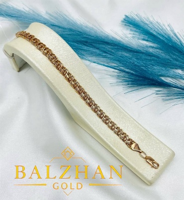 Dani DANI-KR-BR-223 длина 21 см, вес 5.65 г золото, плетение бисмарк