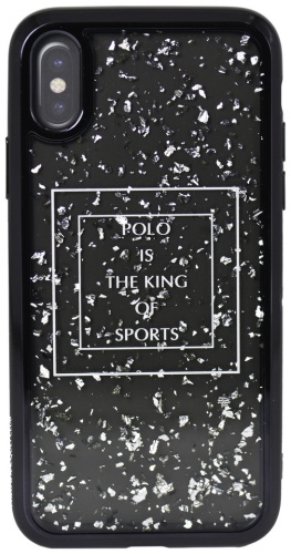 Чехол Santa Barbara Polo & Racquet Club для Apple iPhone X черный