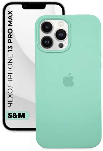 Чехол S&M для Apple iPhone 13 Pro Max зеленый