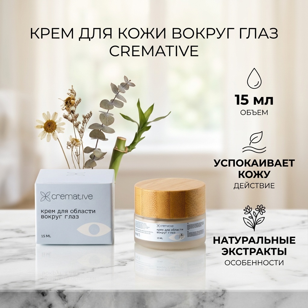 Cremative крем Крем для кожи вокруг глаз для области вокруг глаз 15 мл