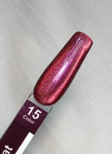 M&K nails гель-лак Trendy Cat 15 камуфлирующее 10 мл