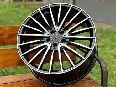 KOKO mercedes-fa337_2-GLOSS BLACK FACE 8.5/9.5x20/5x112 D66.6 ET34 4 диска черный