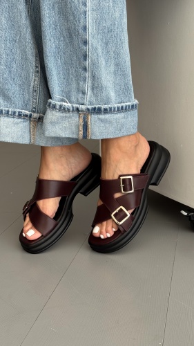 Босоножки Истерика shoes бордовый
