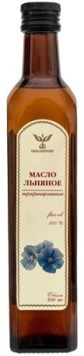 Растительное масло Dial-Export льняное нерафинированное 0.5 л