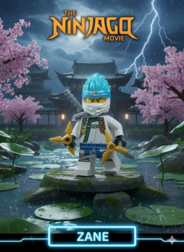 Конструктор Ninja Ninja Фигурка Zane с мечами 3366, деталей 11 шт