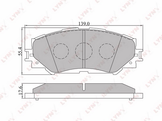 Колодки LYNXauto BD7542
