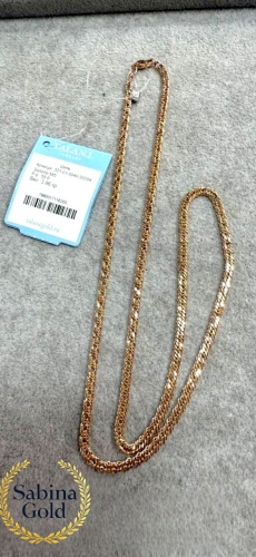 Sabina Gold SEP-SBN-541 длина 55 см, вес 4.37 г золото, плетение тройной ромб