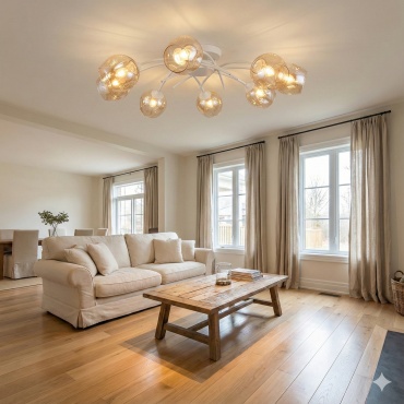 Люстра потолочная Home Light E27, кол-во ламп: 8 шт