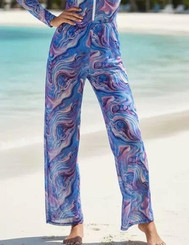 Палаццо Omg shop лиловый