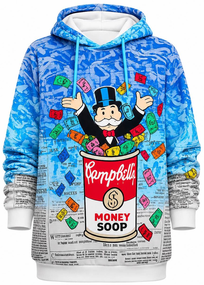 Худи Alec Monopoly art мультиколор