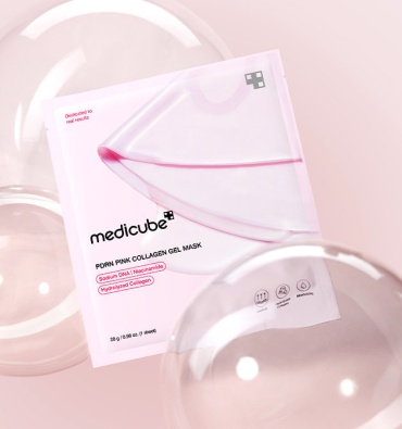 Маска для лица Medicube гидрогелевая, гелевая PDRN Pink Collagen Gel Mask 4 шт