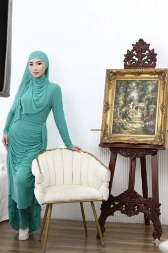 Купальник буркини Medina style темно-бирюзовый
