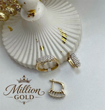 MILLION GOLD 557552085 вес 5.5 г золото, фианит