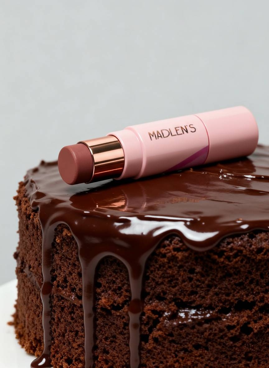 Madlen's Glow Cheek blush & brush румяна chocopie colour