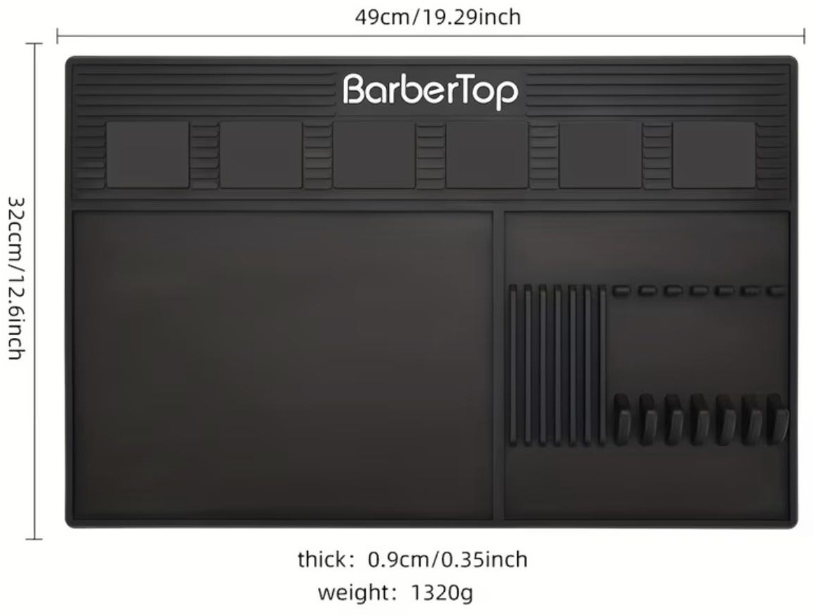 BarberTop подставка для ножниц и расчесок черный