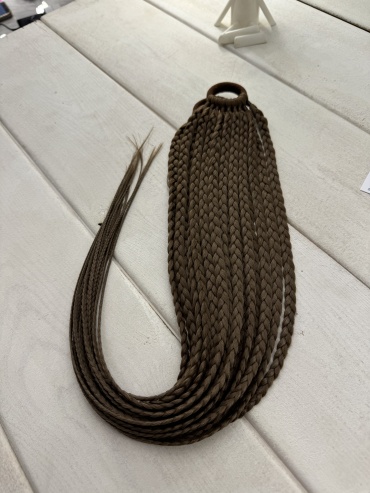 ZUKINA BRAIDS косички на резинке каштан для девочки 60 см