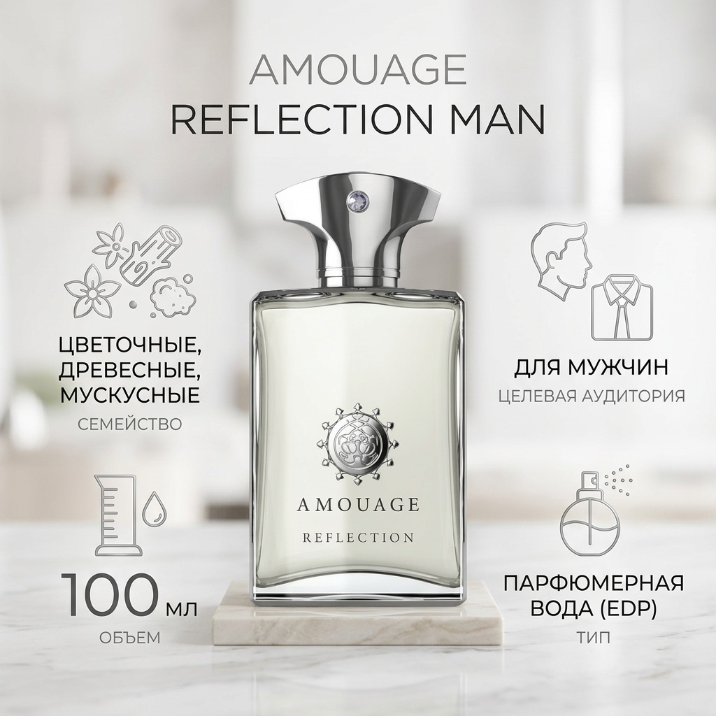 Amouage Reflection парфюмерная вода EDP 100 мл, для мужчин