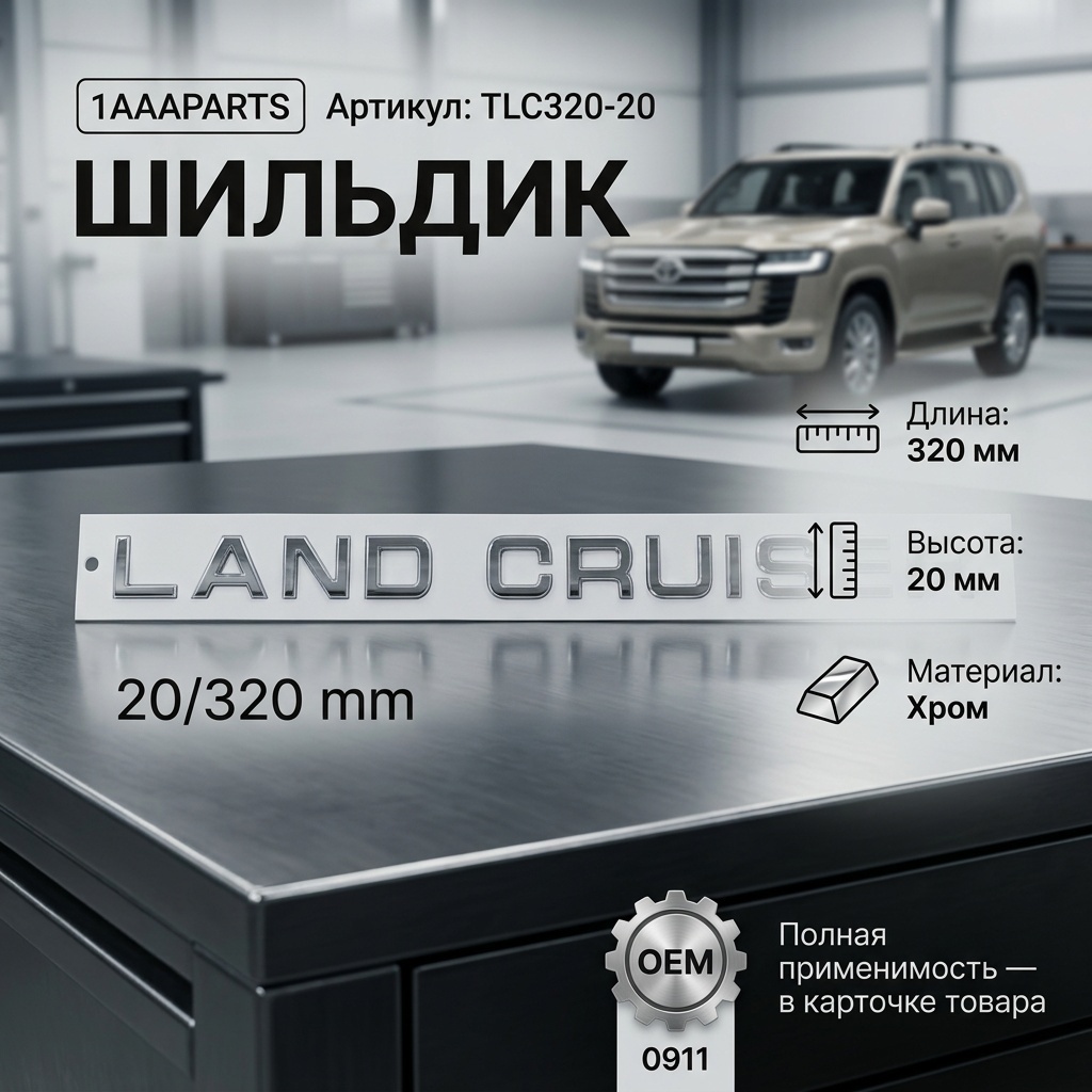1AAAPARTS шильдик TLC320-20 Toyota Land Cruiser