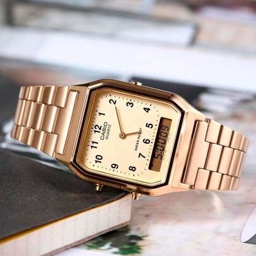 Кварцевые CASIO Электронные кварцевые часы Asia унисекс Original полимерный пластик