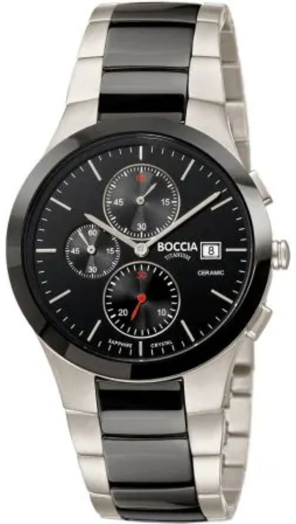 Кварцевые Boccia Titanium 3748-01 керамика, титан