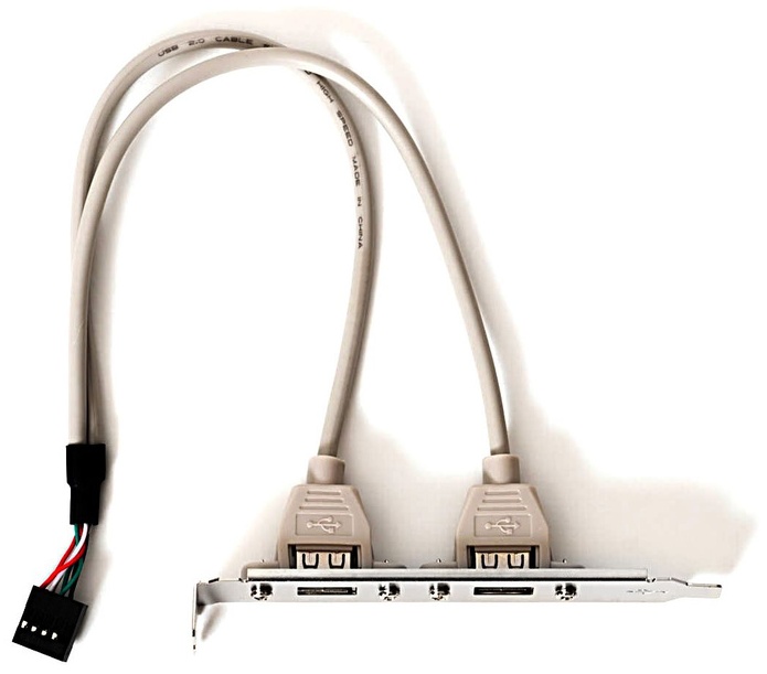 Плата расширения 456987 USB 2.0 (9 pin)