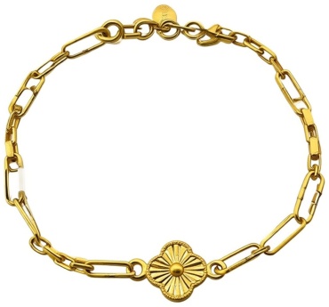 Italy Exclusive RJGold _160 длина 17.18 см, вес 2.96 г золото, плетение фантазийное
