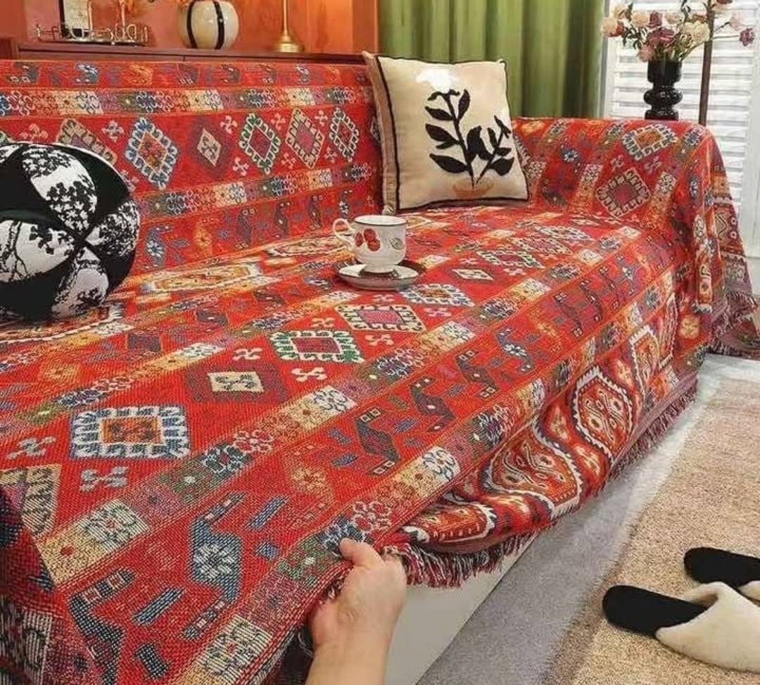 Дивандек для дивана 30460734_021480880 красный 4м - 1.8м